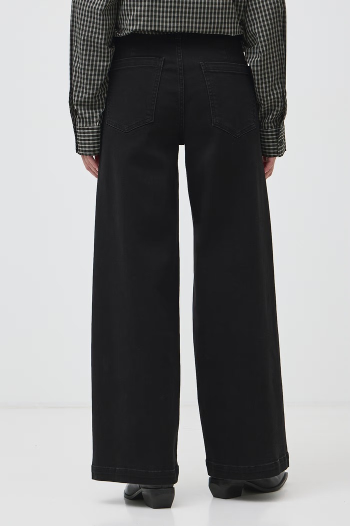 Jeansy wide leg damskie Medicine RW26-SJD601 czarny