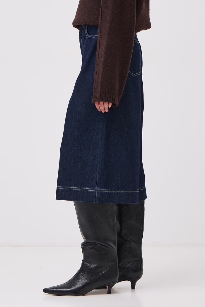 Odzież Medicine Jeansy wide leg damskie RW26-SJD602 granatowy