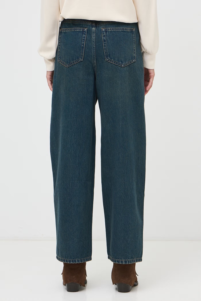 Jeansy barrel damskie Medicine RW26-SJD604 granatowy
