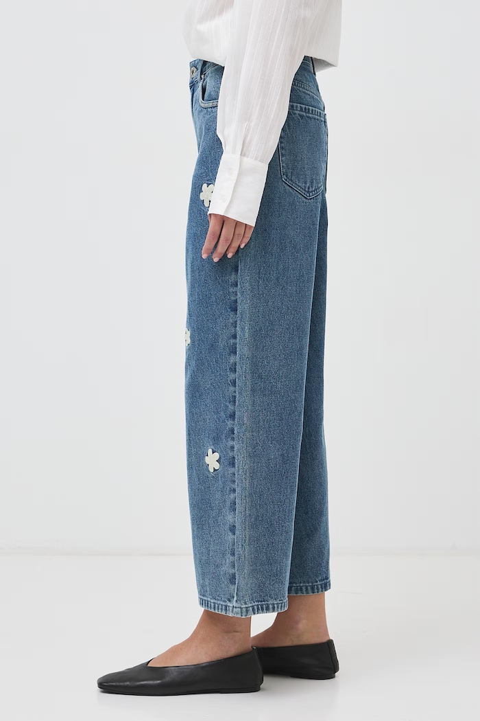 Odzież Medicine Jeansy wide leg damskie RW26-SJD611 niebieski