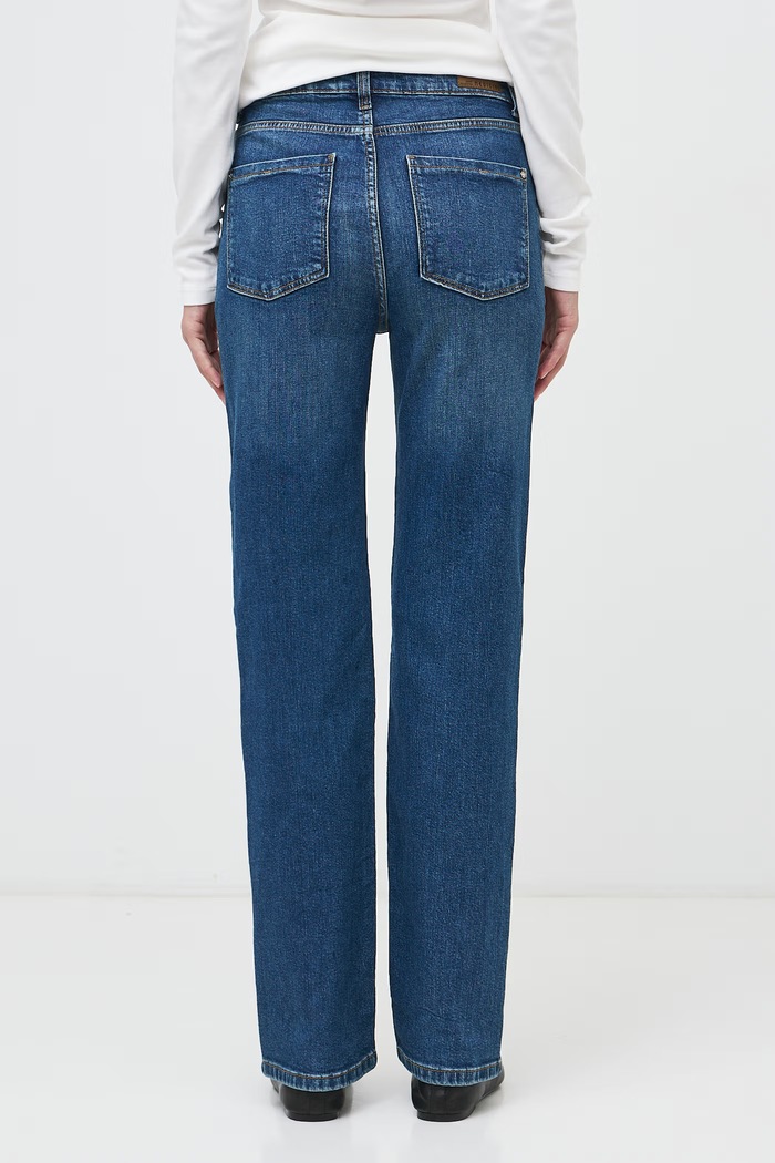 Jeansy straight damskie Medicine RW26-SJD702 niebieski