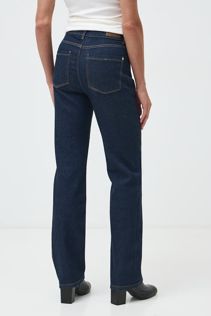 Jeansy straight damskie Medicine RW26-SJD702 granatowy