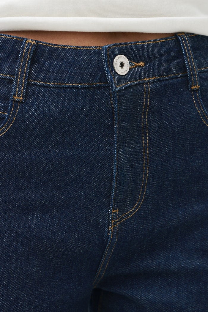 Jeansy straight damskie Medicine granatowy RW26-SJD702