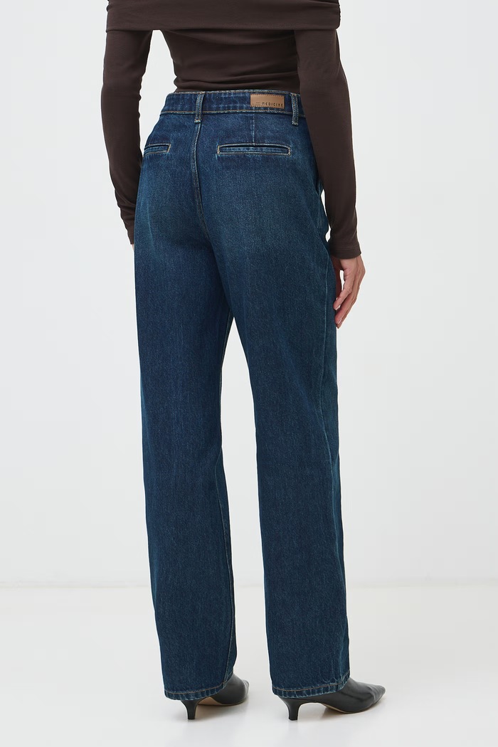 Odzież Medicine Jeansy wide leg damskie RW26-SJD703 granatowy