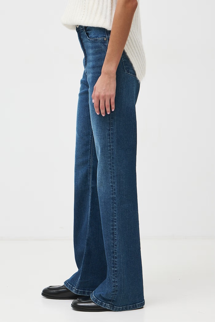 Odzież Medicine Jeansy flare damskie RW26-SJD900 niebieski