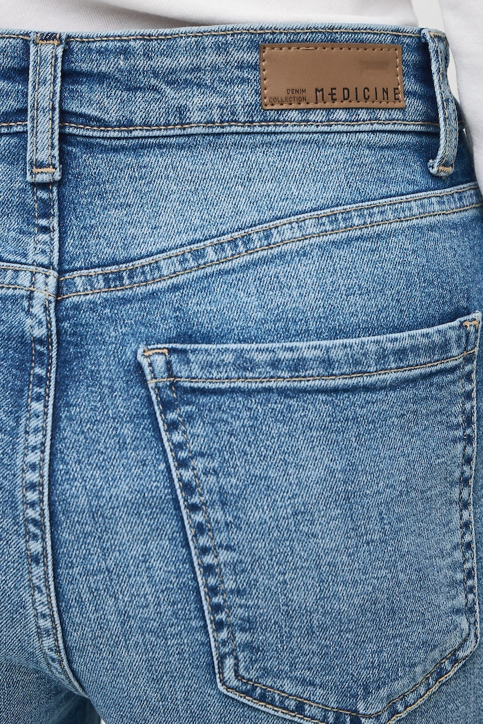 Jeansy slim fit damskie Medicine niebieski RW26-SJD902