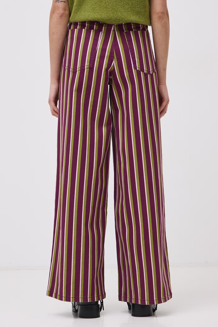 Jeansy wide leg damskie Medicine RW26-SJD990 fioletowy