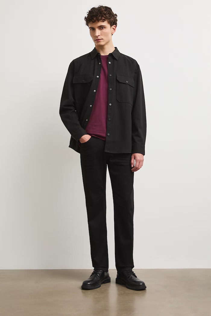 Medicine jeansy regular męskie czarny RW26-SJM030