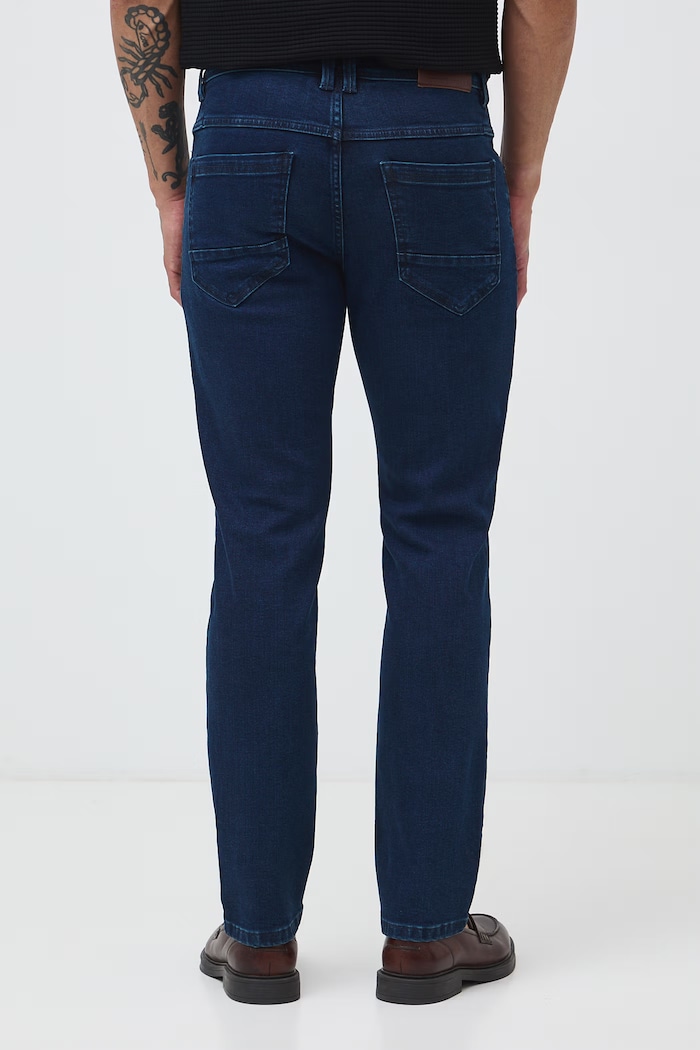 Odzież Medicine Jeansy slim fit męskie RW26-SJM040 granatowy