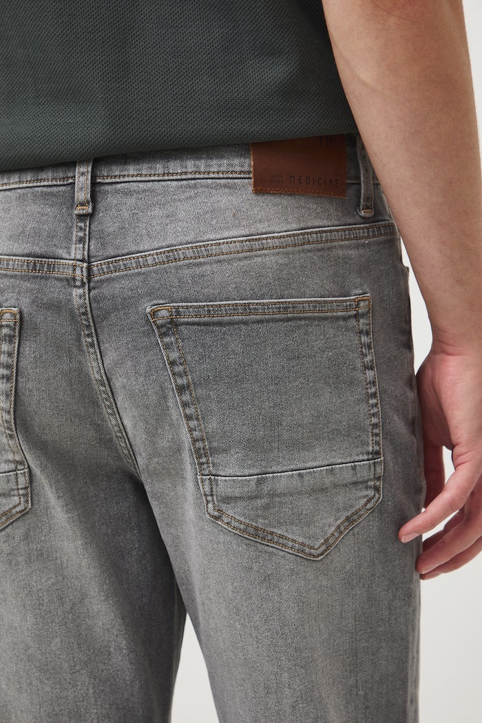 Medicine jeansy slim fit męskie szary RW26-SJM306
