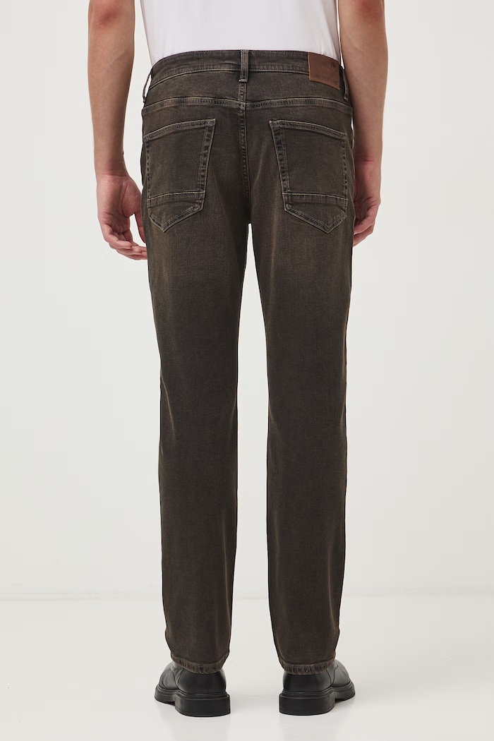 Odzież Medicine jeansy slim fit męskie RW26-SJM306 brązowy