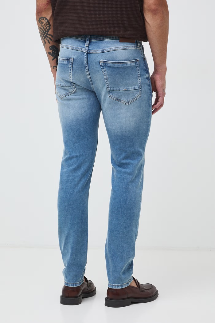 Odzież Medicine Jeansy slim fit męskie RW26-SJM400 niebieski