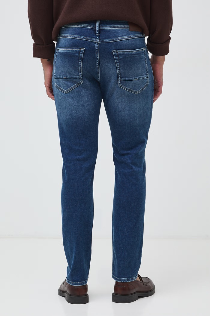 Odzież Medicine Jeansy slim fit męskie RW26-SJM400 granatowy