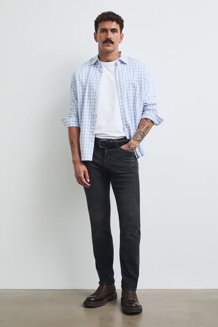 Medicine Jeansy slim fit męskie czarny RW26-SJM400