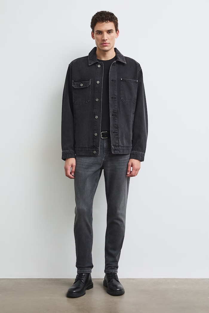 Medicine Jeansy tapered męskie szary RW26-SJM505