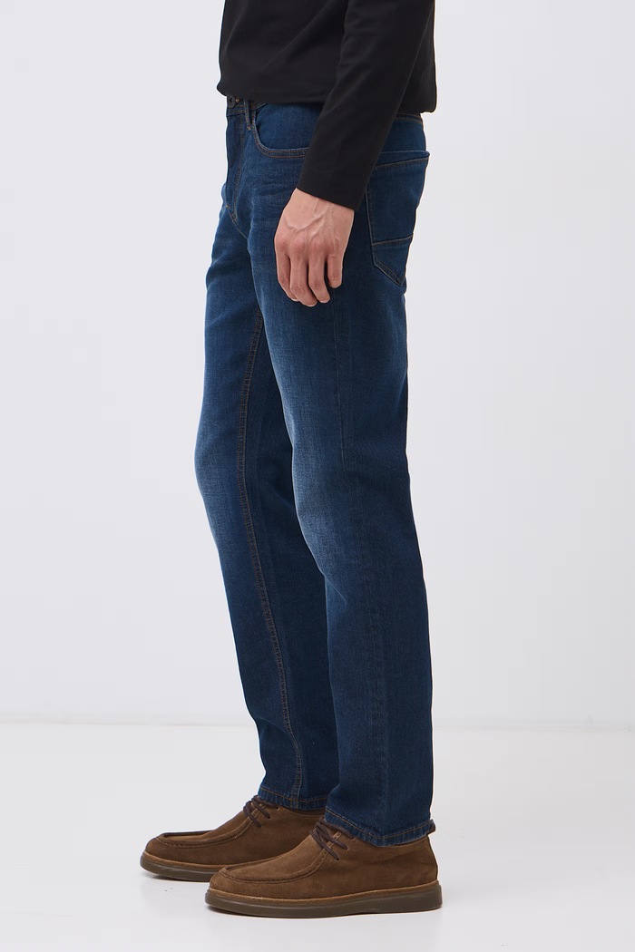 Jeansy slim fit męskie Medicine RW26-SJM604 granatowy