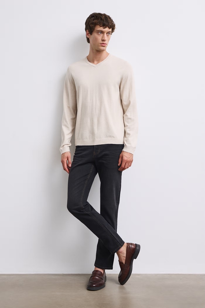 Medicine Jeansy slim fit męskie czarny RW26-SJM604