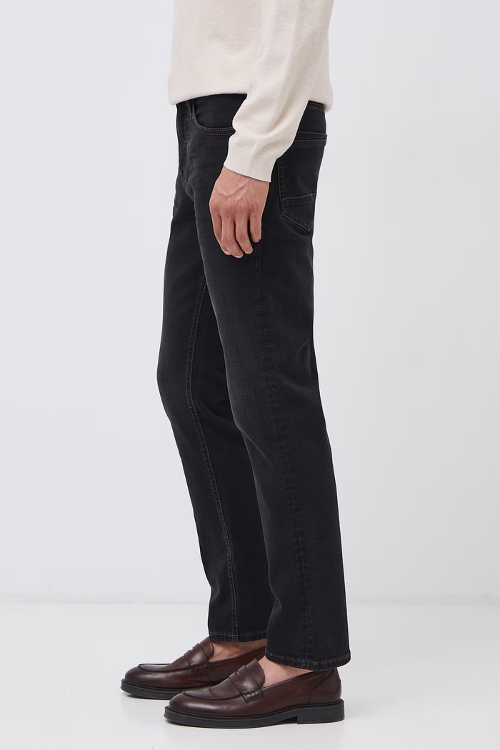 Jeansy slim fit męskie Medicine RW26-SJM604 czarny