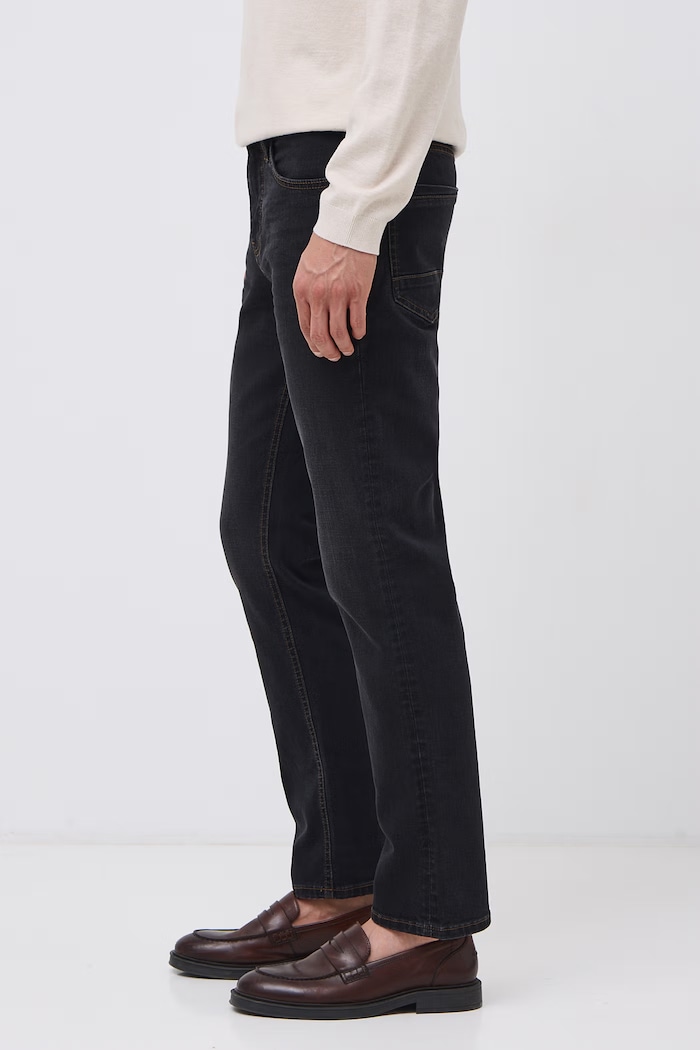 Jeansy slim fit męskie Medicine RW26-SJM604 czarny