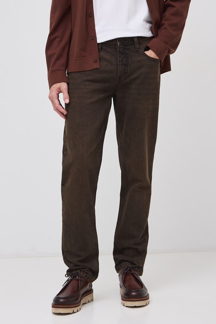 Medicine Jeansy regular męskie RW26-SJM605 brązowy RW26