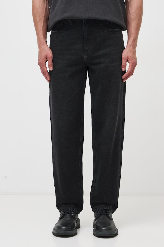 Medicine Jeansy loose męskie RW26-SJM705 czarny RW26