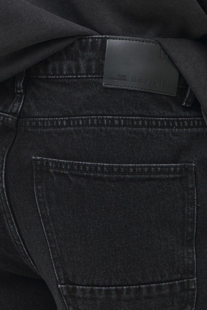 Jeansy loose męskie Medicine czarny RW26-SJM705