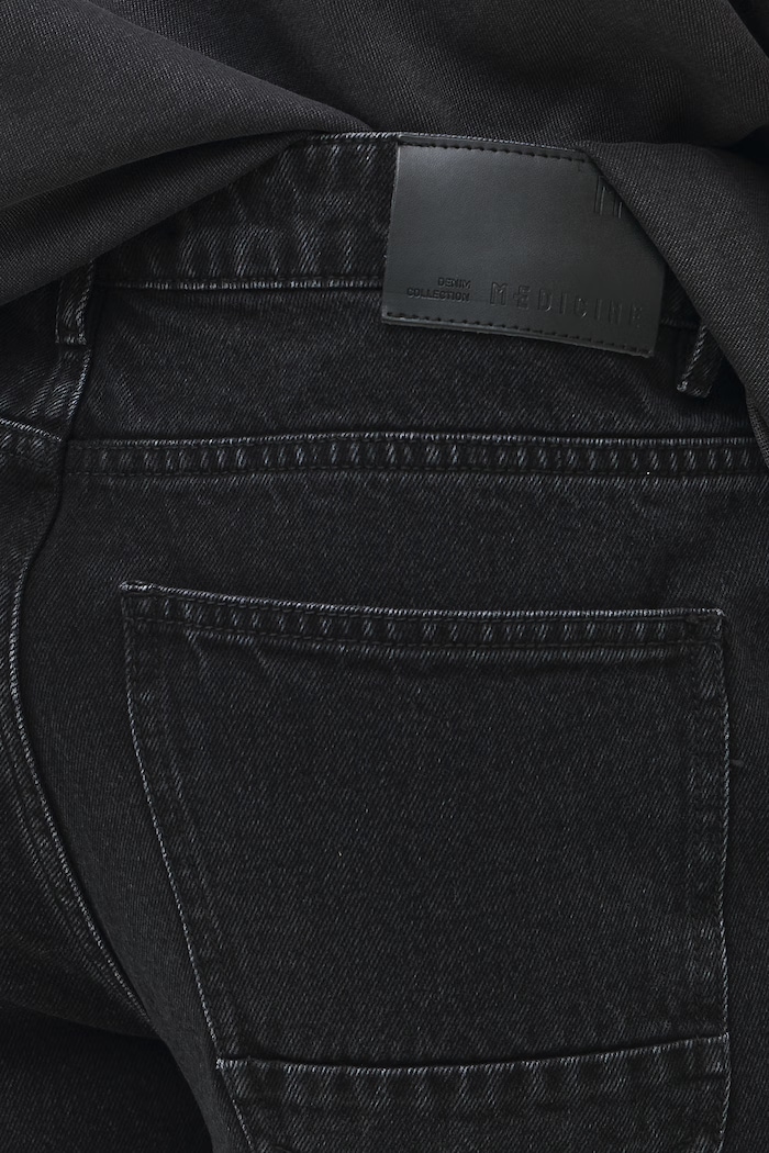 Jeansy loose męskie Medicine czarny RW26-SJM705