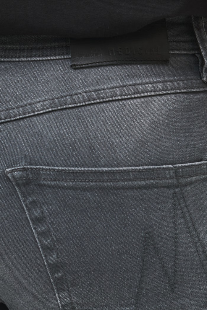 Jeansy slim fit męskie Medicine szary RW26-SJM706