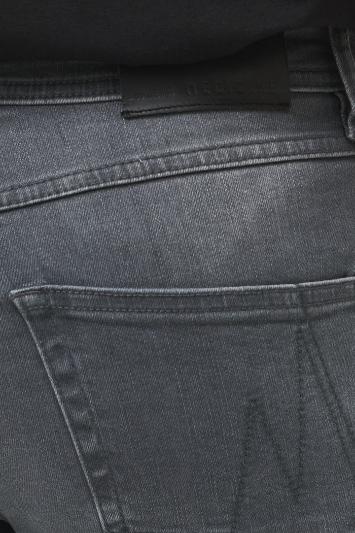 Jeansy slim fit męskie Medicine szary RW26-SJM706