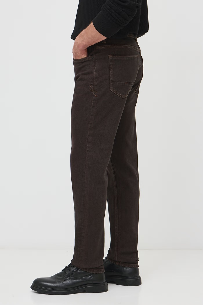Odzież Medicine Jeansy tapered męskie RW26-SJM707 brązowy