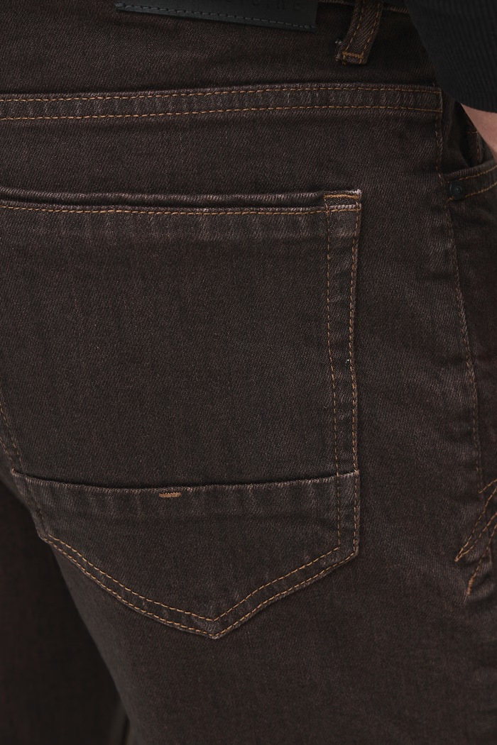 Jeansy tapered męskie Medicine brązowy RW26-SJM707