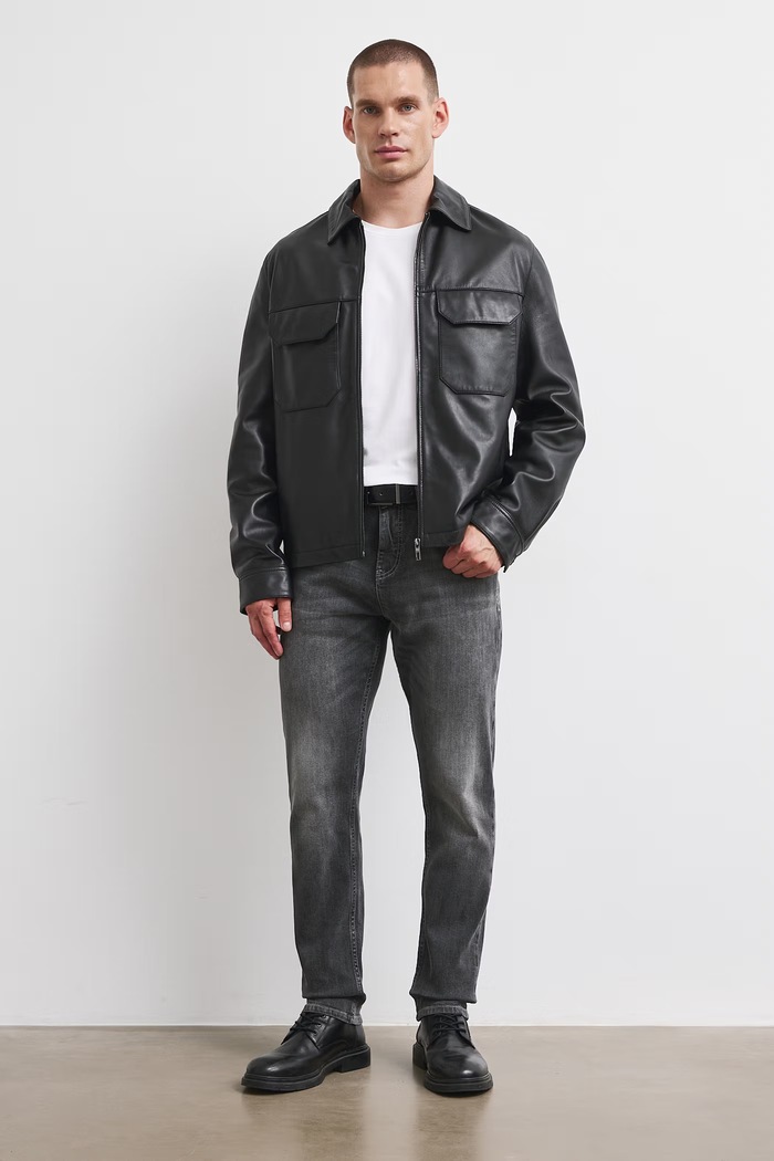 Medicine Jeansy tapered męskie szary RW26-SJM707