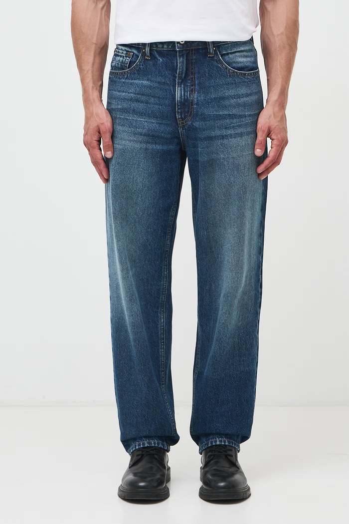 Medicine Jeansy loose męskie RW26-SJM708 niebieski RW26