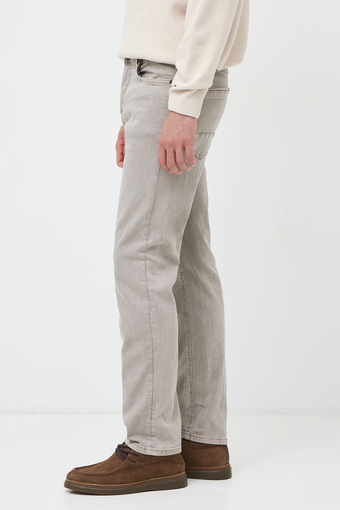 Odzież Medicine Jeansy slim fit męskie RW26-SJM804 beżowy