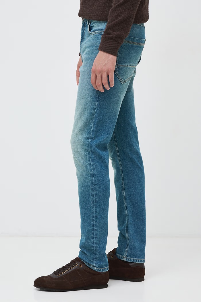 Odzież Medicine Jeansy slim fit męskie RW26-SJM806 niebieski