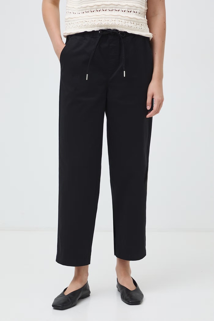 Medicine spodnie chinos damskie bawełniane z elastanem RW26-SPD010 czarny RW26
