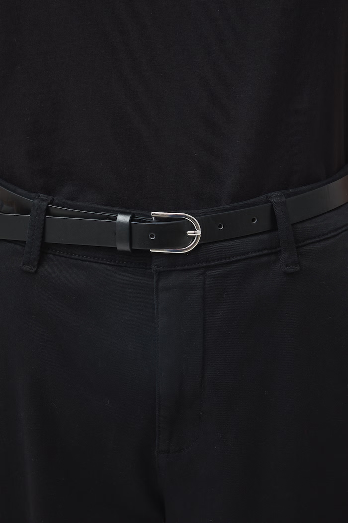 Medicine spodnie chinos damskie bawełniane z elastanem czarny RW26-SPD040