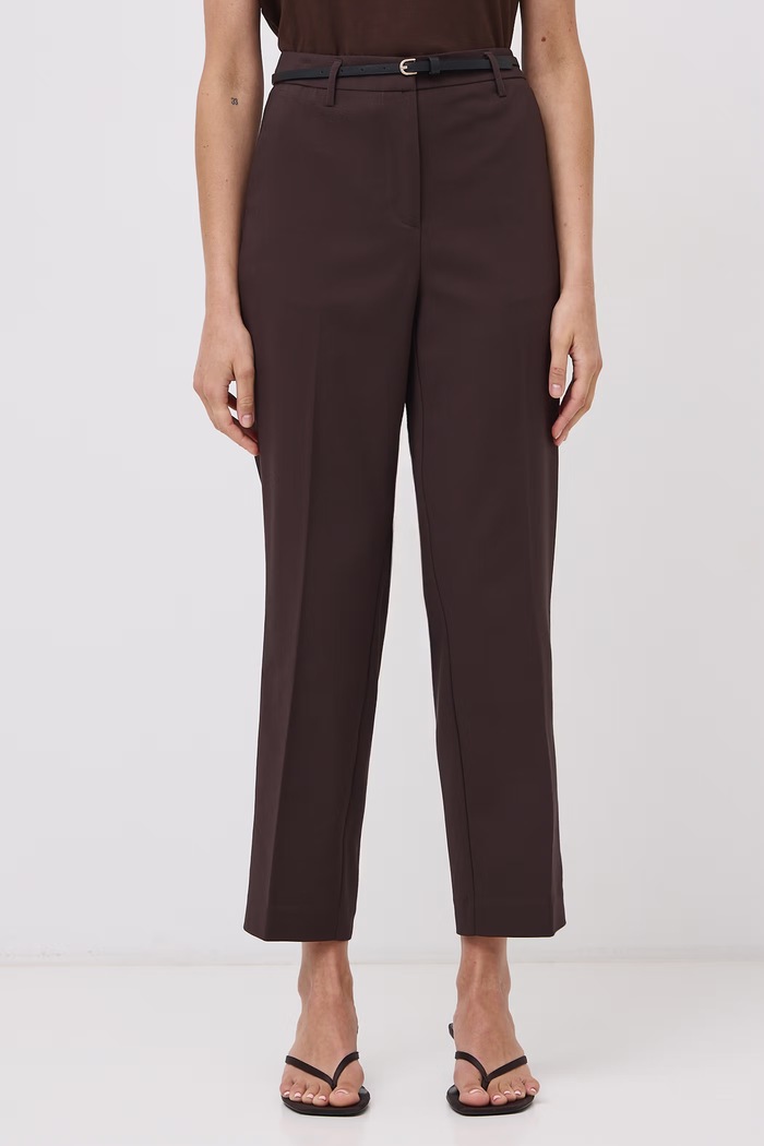 Medicine Spodnie chinos damskie z bawełną RW26-SPD050 brązowy RW26