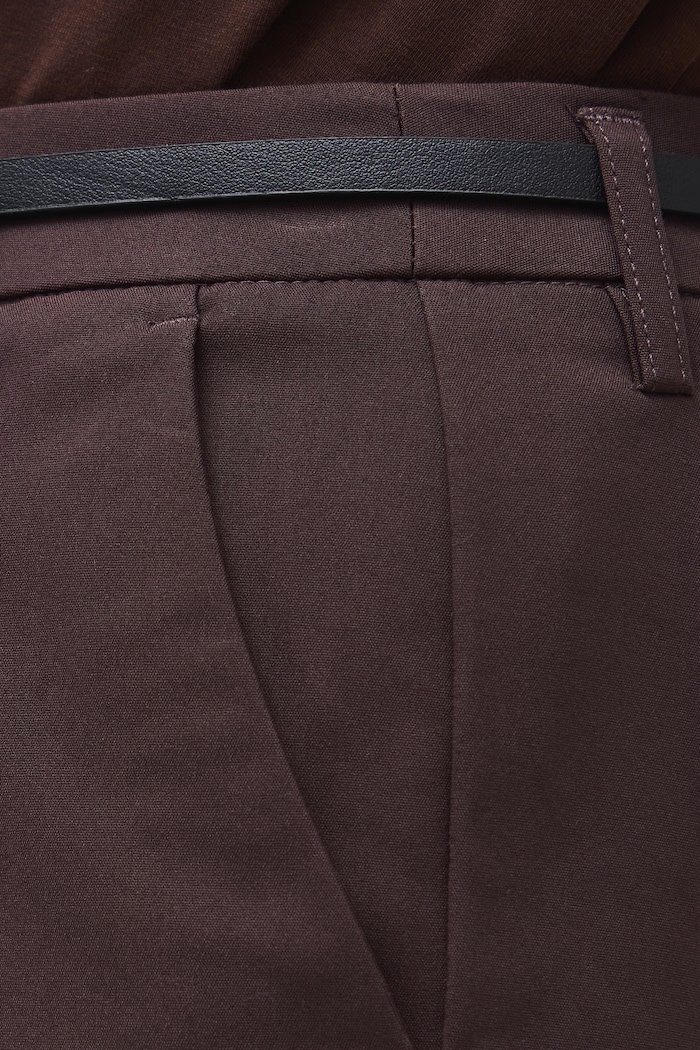 Spodnie chinos damskie z bawełną Medicine brązowy RW26-SPD050