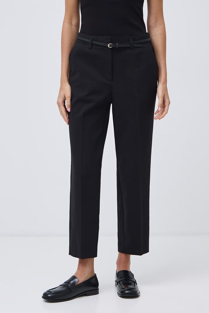 Medicine Spodnie chinos damskie z bawełną RW26-SPD050 czarny RW26