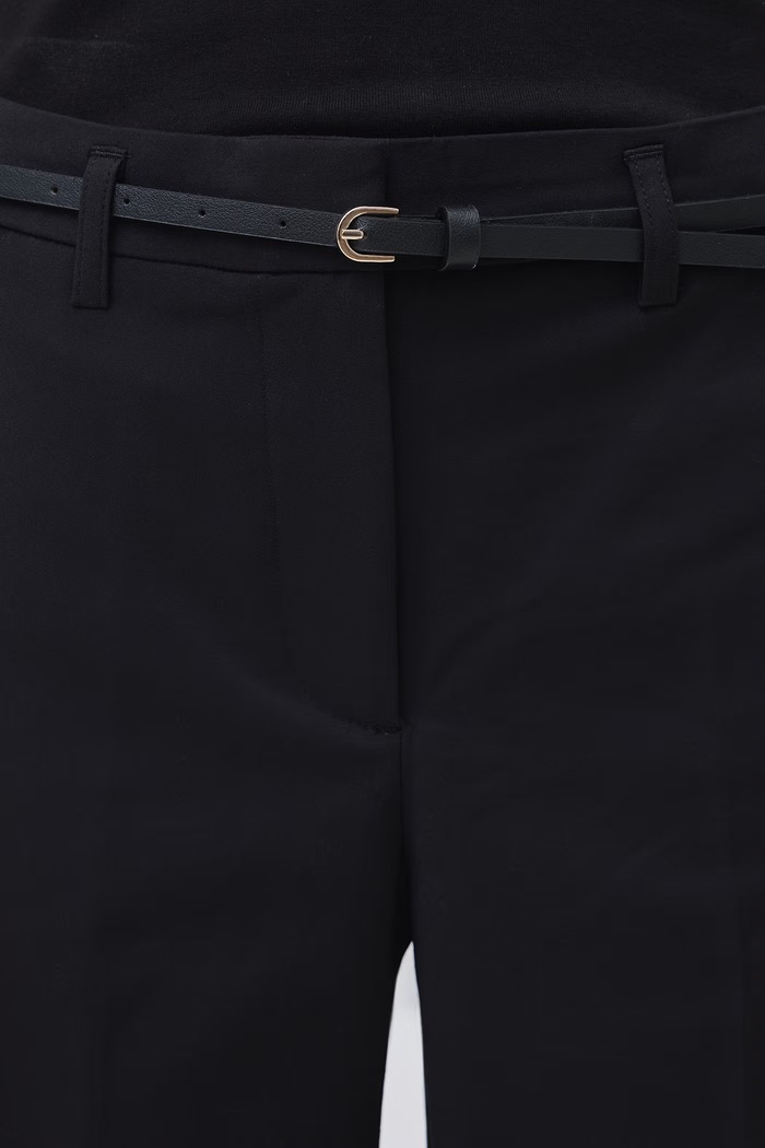 Spodnie chinos damskie z bawełną Medicine czarny RW26-SPD050