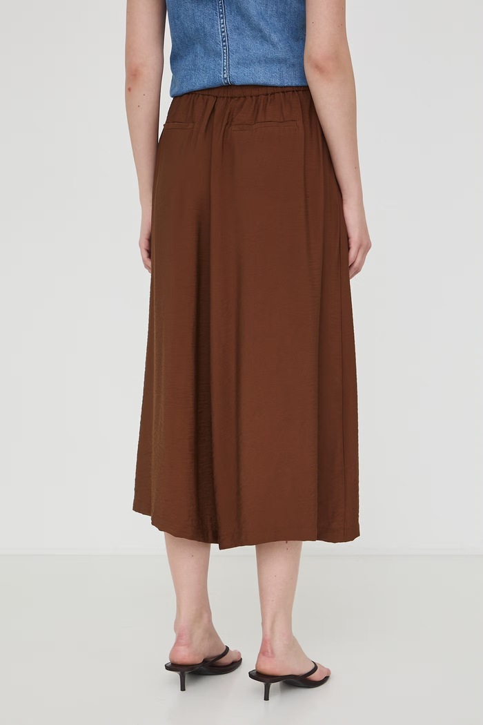 Odzież Medicine spodnie culottes damskie z wiskozą RW26-SPD100 brązowy
