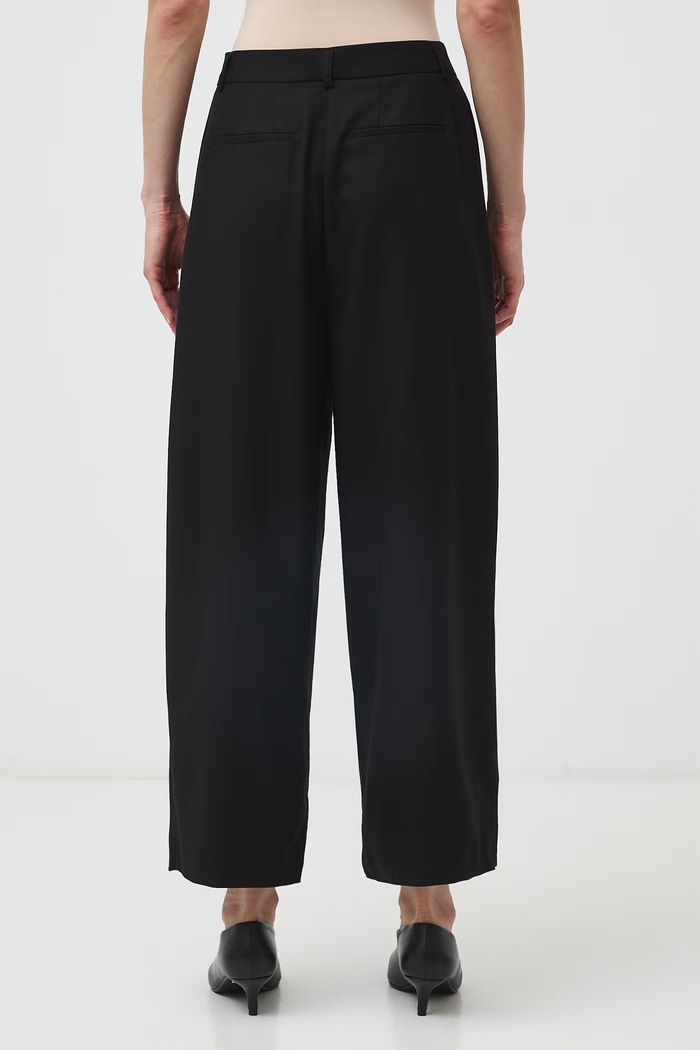Odzież Spodnie damskie high waist gładkie RW26-SPD405 czarny