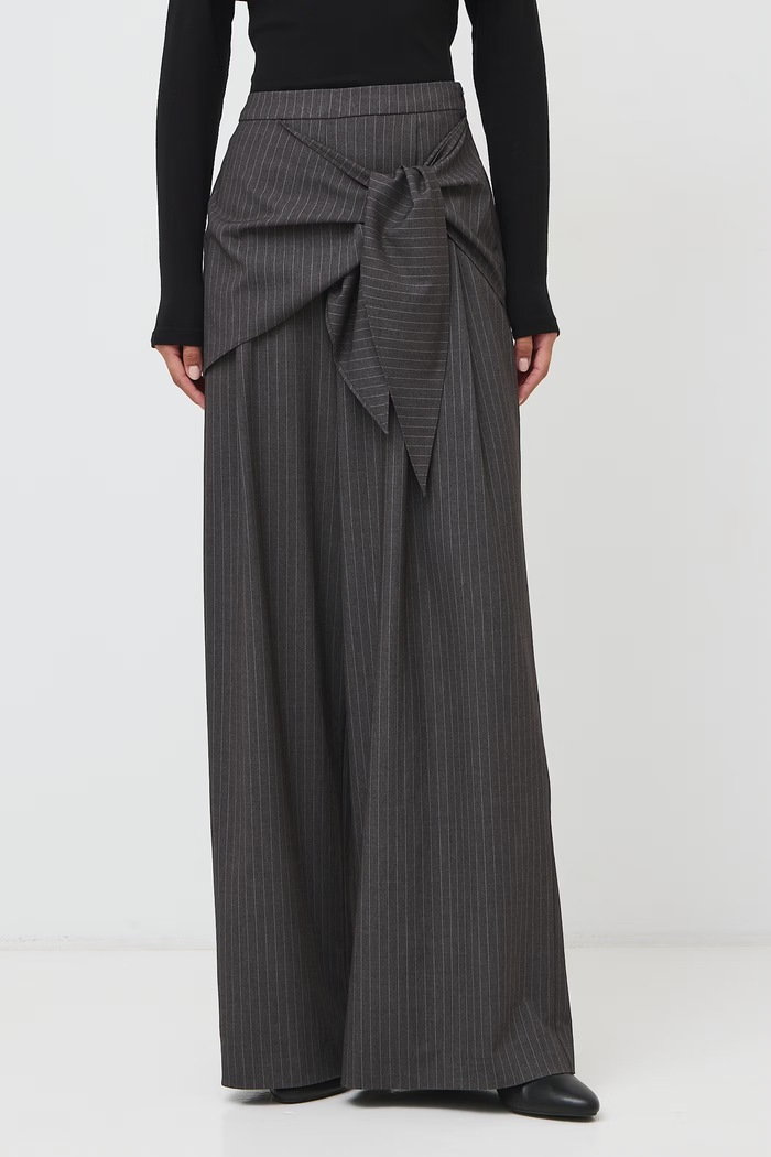 Medicine Spodnie wide leg damskie RW26-SPD490 szary RW26