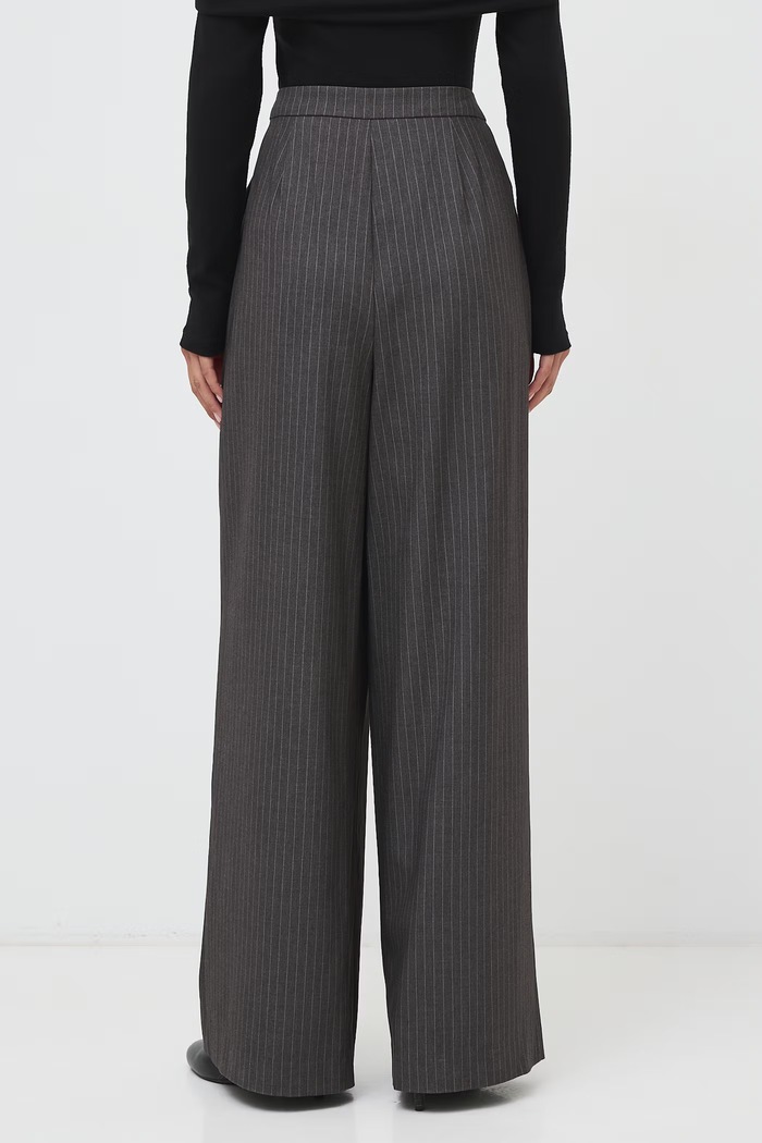 Spodnie wide leg damskie Medicine RW26-SPD490 szary
