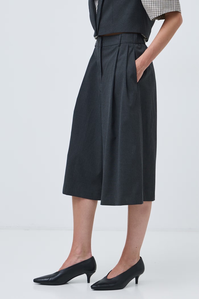 Spodnie culottes damskie Medicine RW26-SPD502 szary