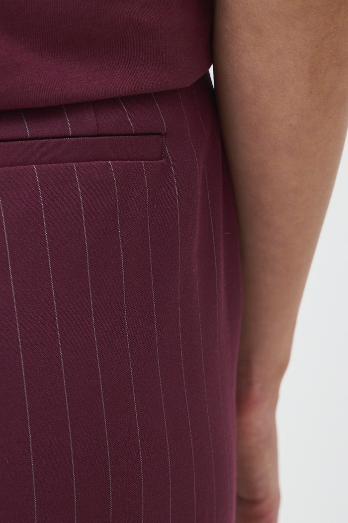Spodnie wide leg damskie z dodatkiem wełny Medicine brązowy RW26-SPD503