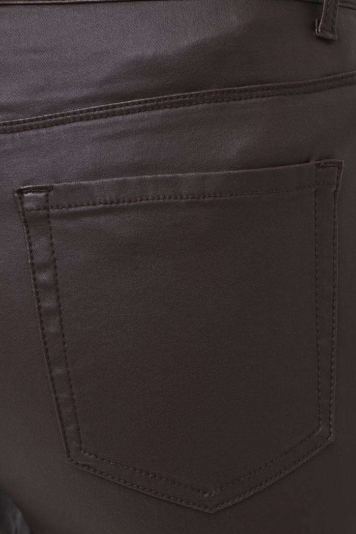 Spodnie skinny damskie woskowane Medicine brązowy RW26-SPD505