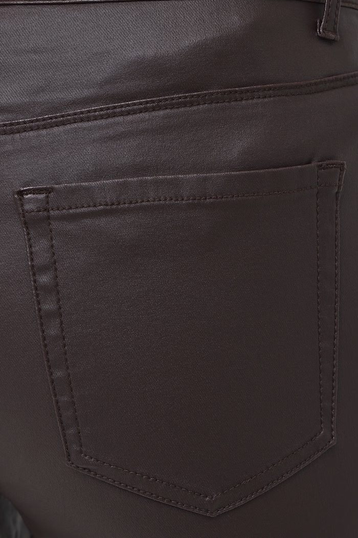 Spodnie skinny damskie woskowane Medicine brązowy RW26-SPD505