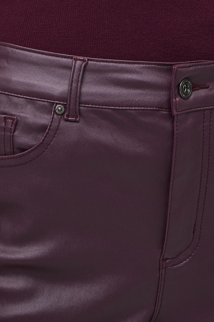 Spodnie skinny damskie woskowane Medicine bordowy RW26-SPD505